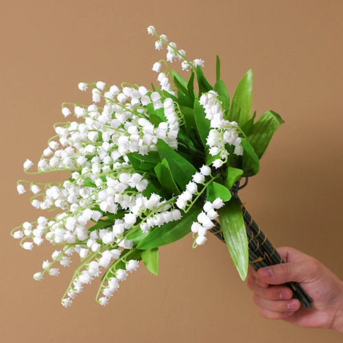 lot de 10 plantes artificielles blanches pour décoration de mariage - vue 7 sur 6