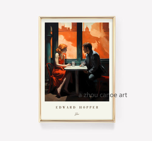 affiches art moderne d'edward hopper pour décoration intérieure