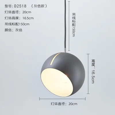 suspension moderne nordique en fer pour intérieur - vue 12 sur 11