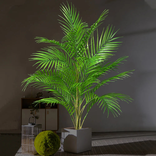 plantes artificielles tropicales grand palmier pour décoration intérieure et extérieure - vue 2 sur 9