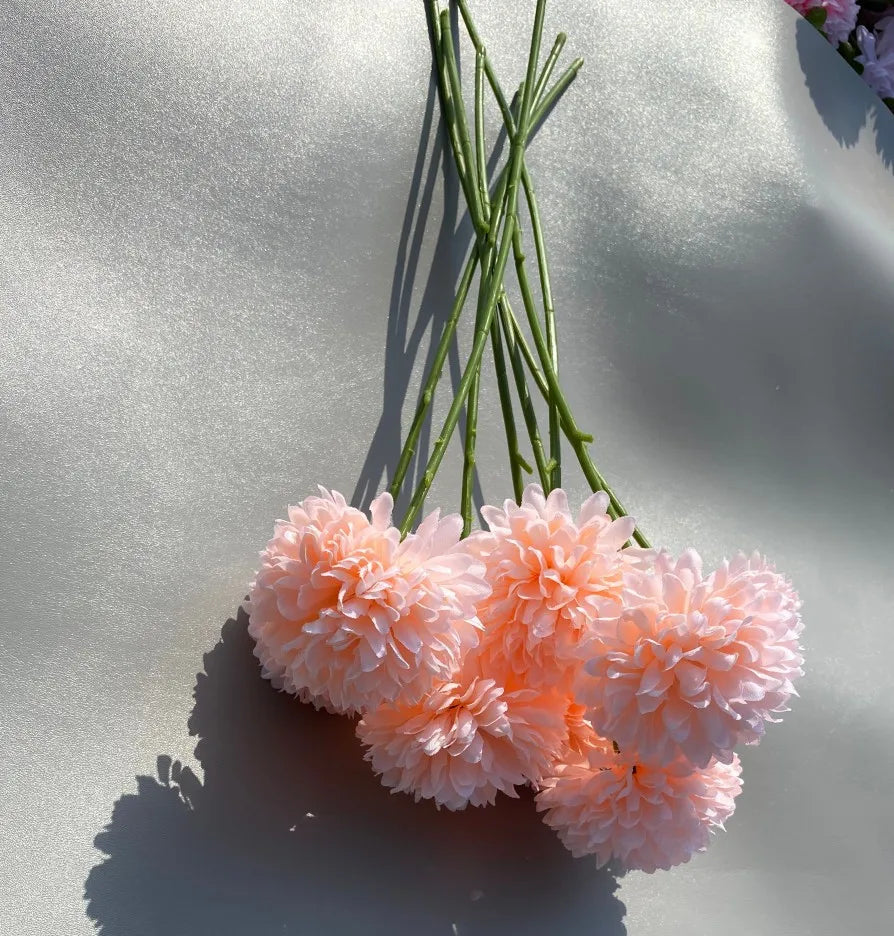 boule de chrysanthème artificielle pour décoration de mariage et fête - vue 4 sur 12