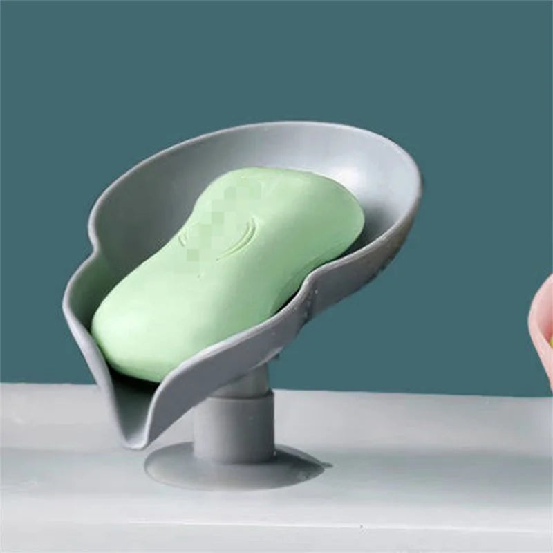 porte-savon design feuille pour salle de bain et douche - vue 7 sur 8
