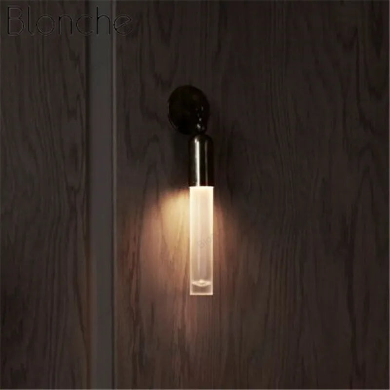 Applique murale nordique moderne Simple chevet appliques luminaires or créatif salle à manger chambre appliques murales décor à la maison Luminaire - vue 4 sur 10