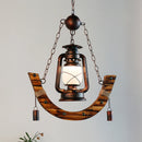 lustre en bambou pour café restaurant et bar éclairage extérieur