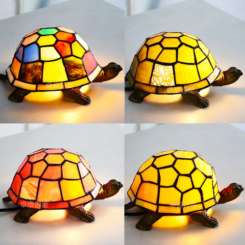 lampe de chevet tortue veilleuse led décorative pour enfant - vue 3 sur 8
