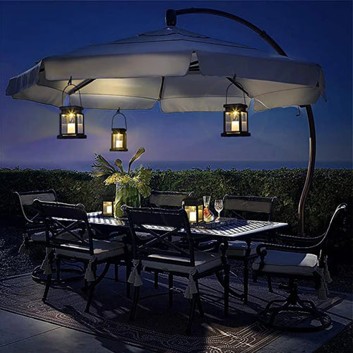 lampes solaires rétro pour jardin et cour décorative - vue 7 sur 6