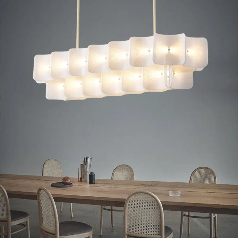 lustre led moderne style 	 avec gradation variable