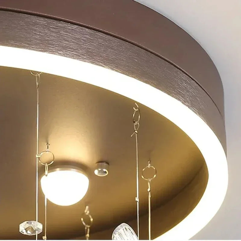 plafonnier led créatif nordique pour éclairage chaleureux et romantique - vue 6 sur 11