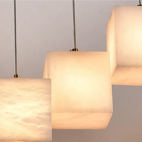 lustre en marbre espagnol style chinois minimaliste pour intérieur élégant - vue 6 sur 15