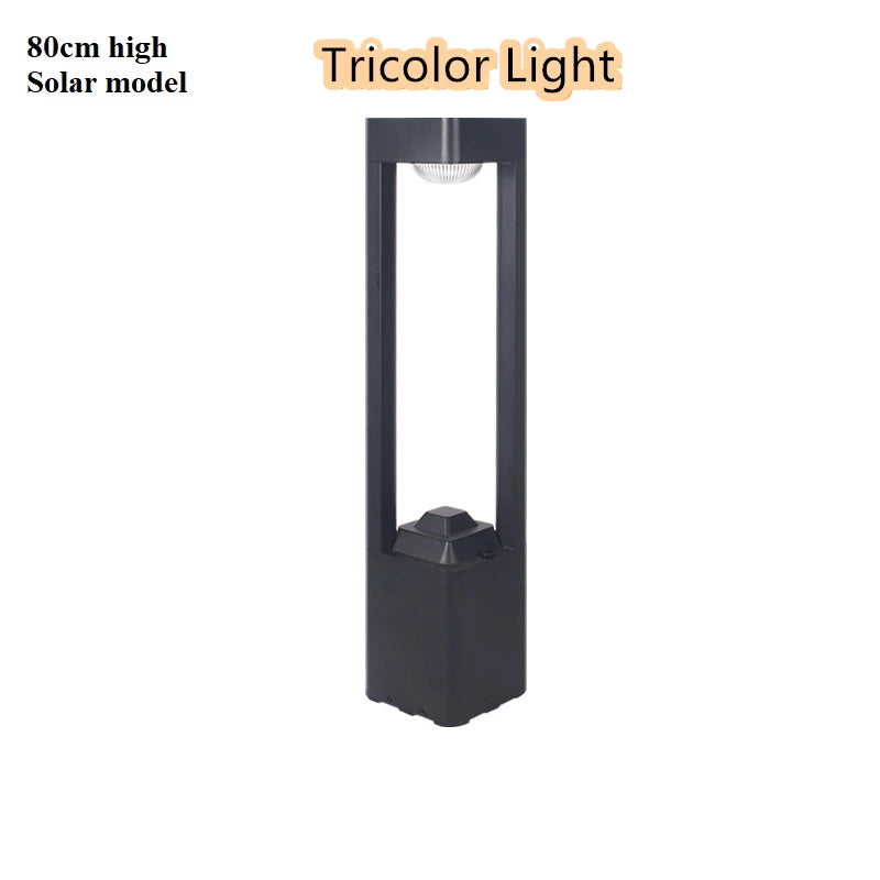 lampes solaires modernes en aluminium pour extérieur étanche éclairage jardin - vue 11 sur 12
