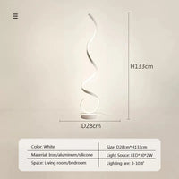 Lampadaire LED moderne minimaliste