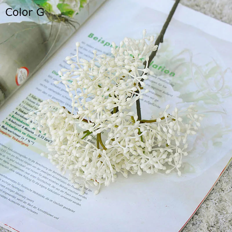 plantes artificielles rétro framboises pour décoration DIY maison - vue 13 sur 13
