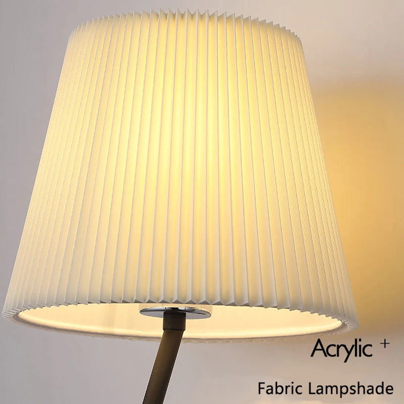 applique murale vintage américaine avec interrupteur led plissée