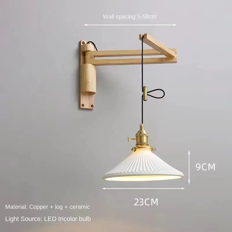 applique murale extensible en cuivre design élégant pour divers espaces - vue 16 sur 23