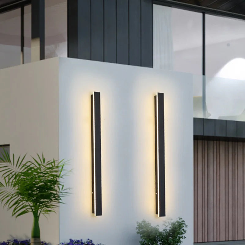 applique murale extérieure à led étanche pour éclairage décoratif - vue 3 sur 23