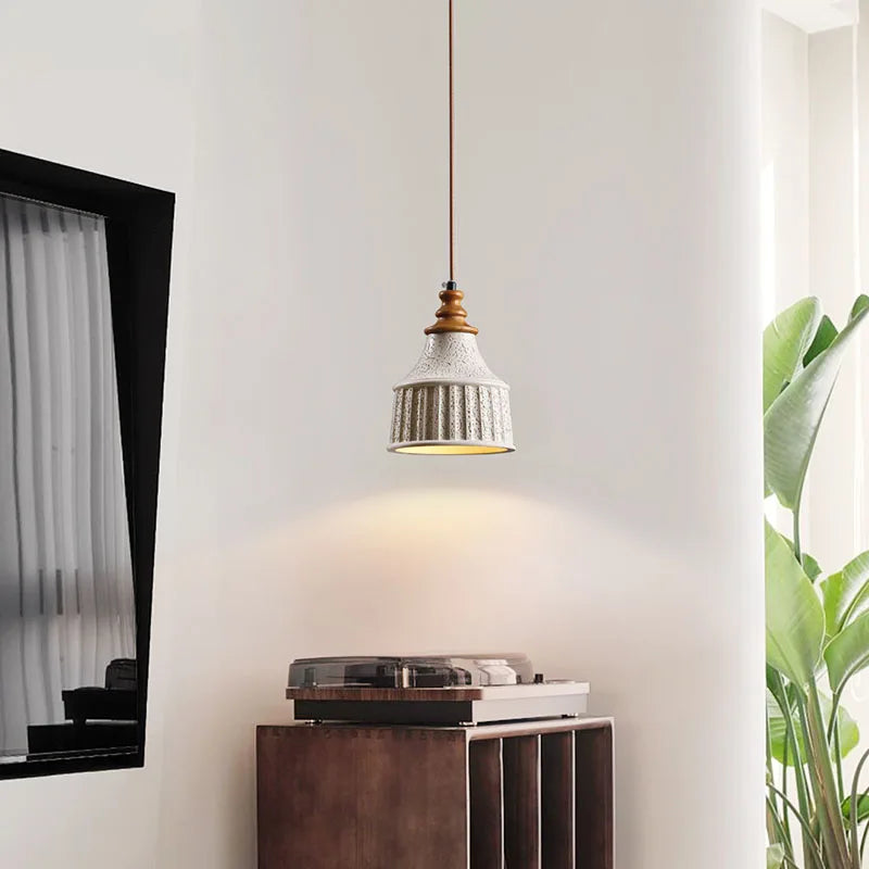 suspension en béton minimaliste style wabi-sabi pour intérieur moderne - vue 4 sur 6