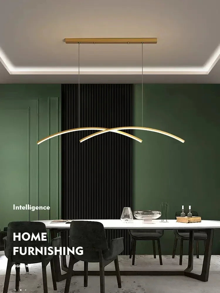 Lustre design LED moderne minimaliste décorative