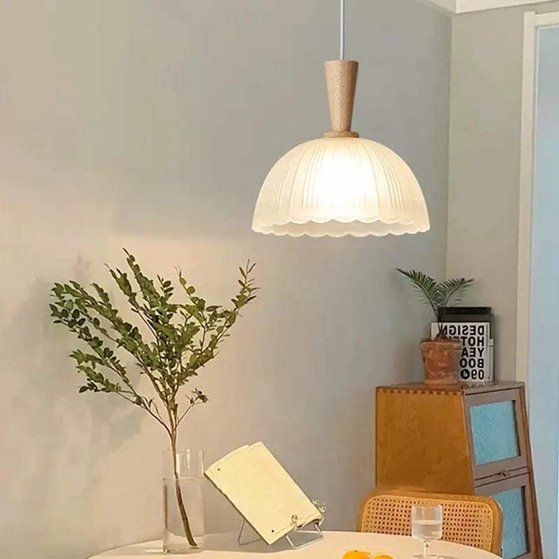 lustre en verre design pour décoration intérieure moderne - vue 3 sur 9