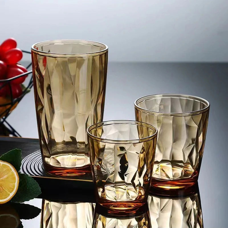 Verres à vin incassables acrylique réutilisables buffet fêtes - vue 5 sur 22