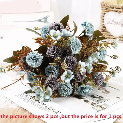bouquet de lilas artificiels en soie pour décoration florale - vue 11 sur 12