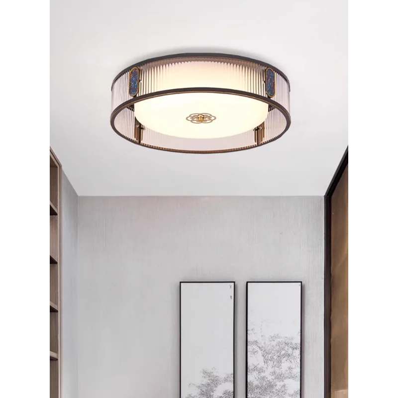 lustre acrylique style chinois antique pour éclairage intérieur - vue 3 sur 18