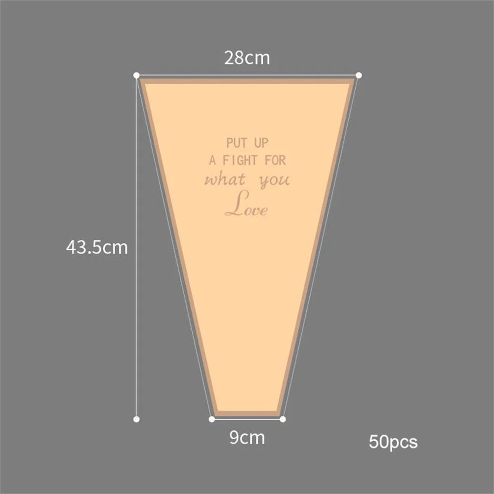 lot de 50 sachets imperméables pour roses à offrir pour la saint valentin - vue 17 sur 18