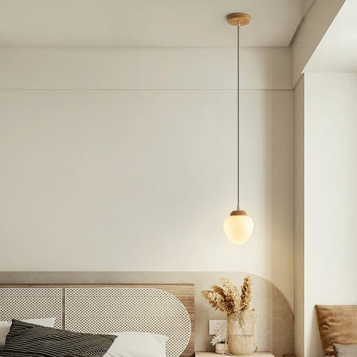 lustre bois simple art créatif pour enfants style français moderne - vue 5 sur 13