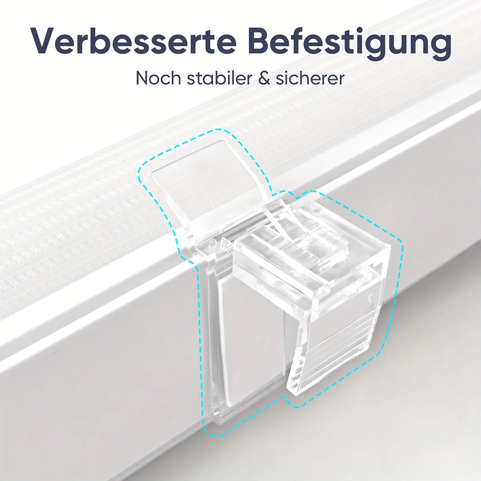 Store enrouleur double sans perçage occultant fenêtre 80cm - vue 5 sur 13