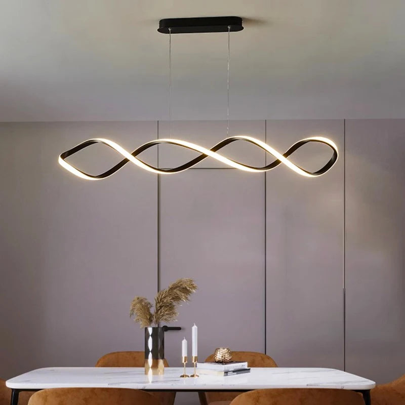Salle à manger moderne lampara decoracion hogar moderno smart suspension lumières décoration salon lustres pour salle à manger