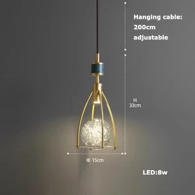 lustre suspendu à led pour un éclairage moderne et élégant - vue 22 sur 25