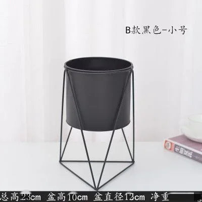 support de plante moderne en fer pour décoration intérieure et extérieure - vue 14 sur 18
