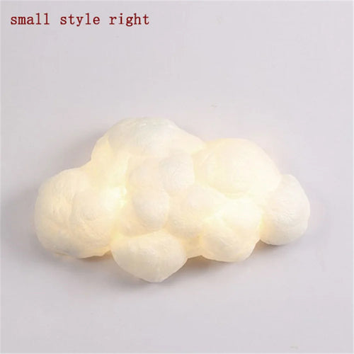 applique murale led nuage en imitation soie décorative pour enfants - vue 9 sur 14