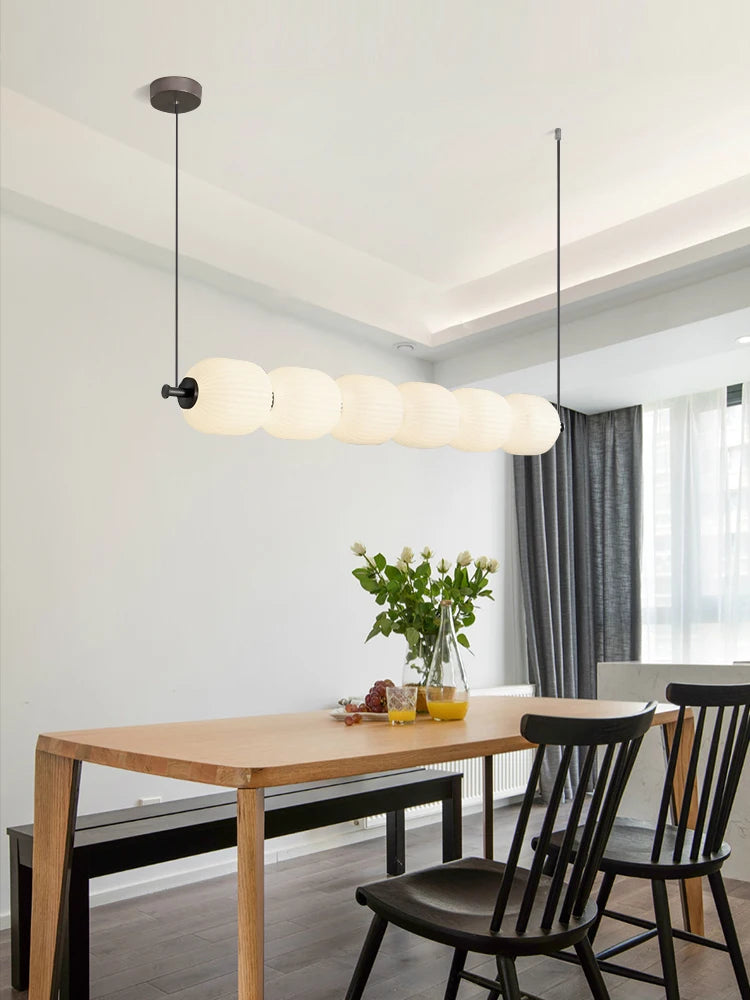 lustre moderne nordique simple pour restaurant et bar - vue 5 sur 8