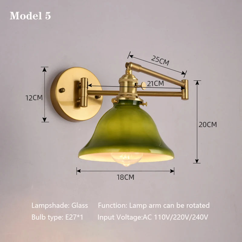applique murale led pliable écologique avec bras réglable moderne - vue 9 sur 11