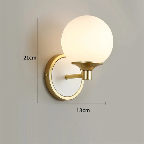 applique murale moderne nordique double tête led décoration maison - vue 9 sur 8