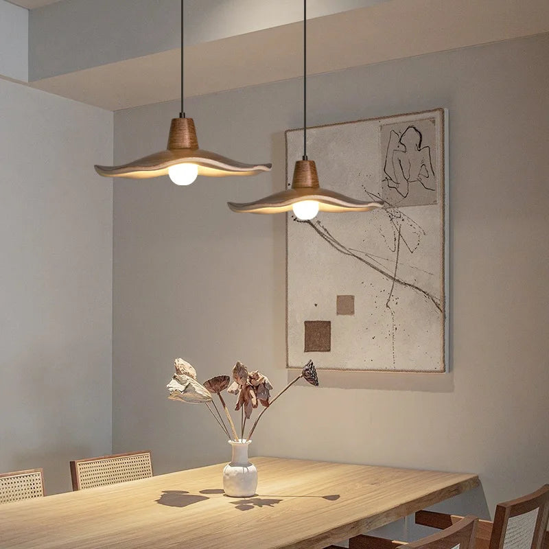 lampes suspendues rétro wabi sabi pour restaurant - vue 4 sur 8