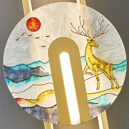 applique murale moderne de style chinois créatif et élégant - vue 7 sur 16