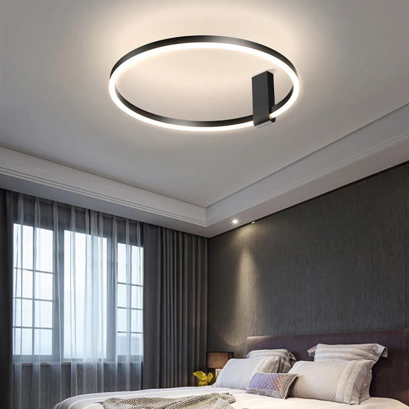 Plafonnier led minimaliste moderne pour décoration loft