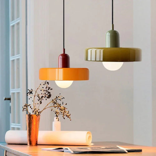 lampe suspendue nordique en verre bonbon pour intérieur décoratif - vue 5 sur 15