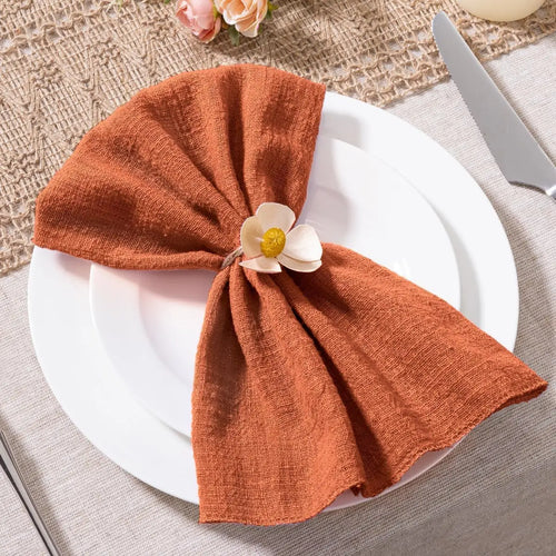 Serviette de table gaze de coton artisanal lot