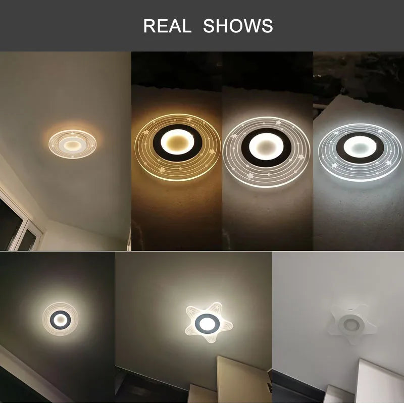 Plafond moderne à LEDs lumières pour chambre salle d'étude salon salle à manger lampes suspendues pour plafonniers meubles d'intérieur modernes