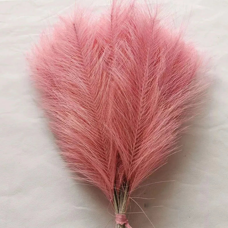 fleurs artificielles herbe de pampa pour décoration intérieure et fêtes - vue 7 sur 20
