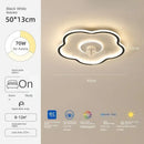 ventilateur de plafond moderne avec lumière led intégrée
