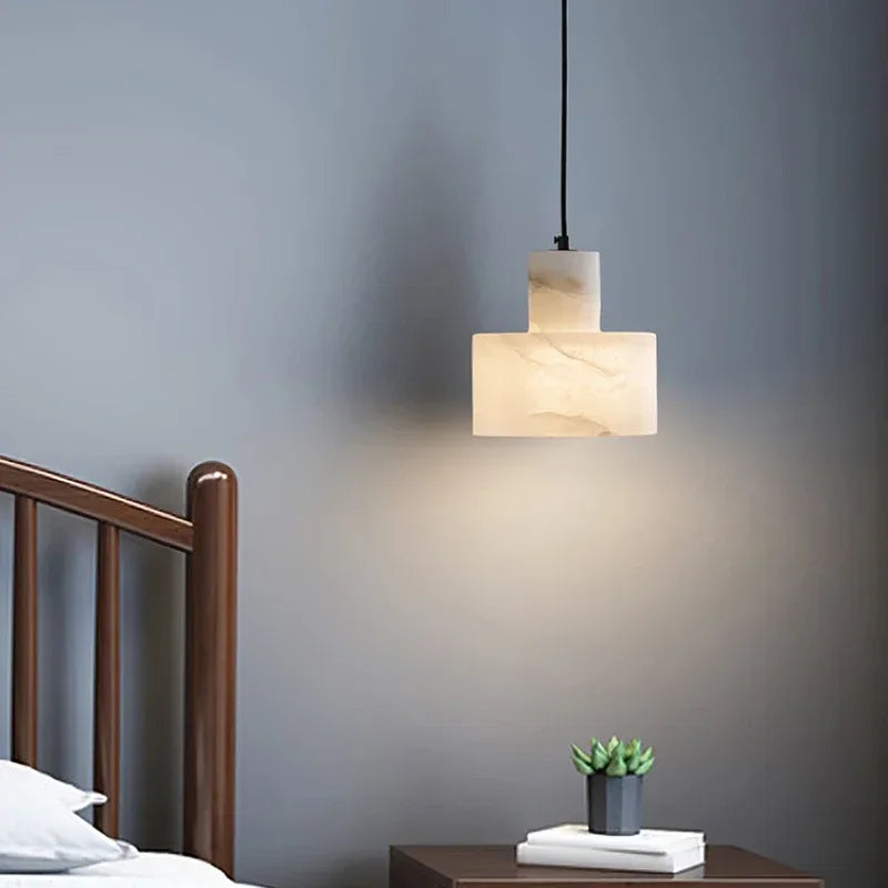suspension en marbre naturel design moderne pour intérieur élégant - vue 6 sur 7