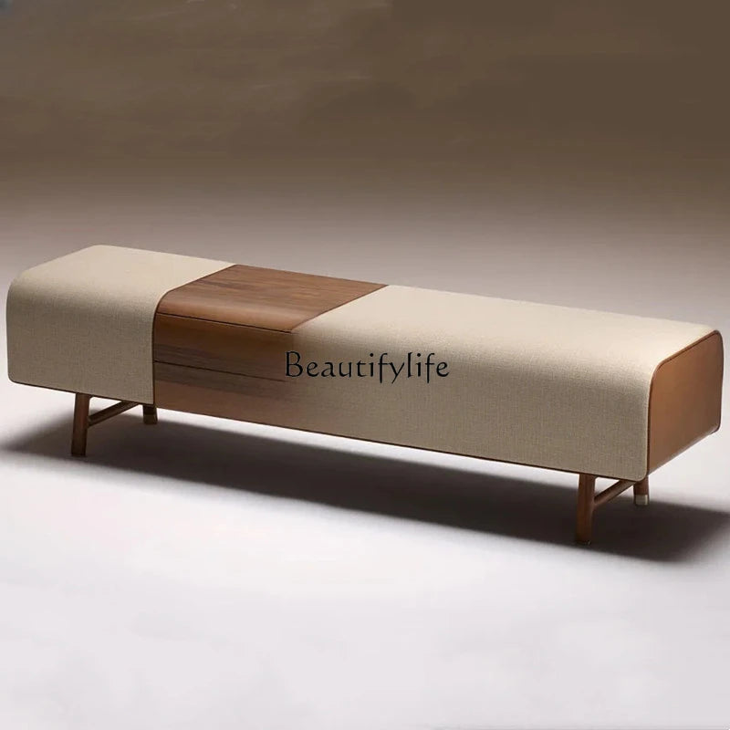 tabouret de luxe italien léger et simple pour banc et canapé - vue 7 sur 9