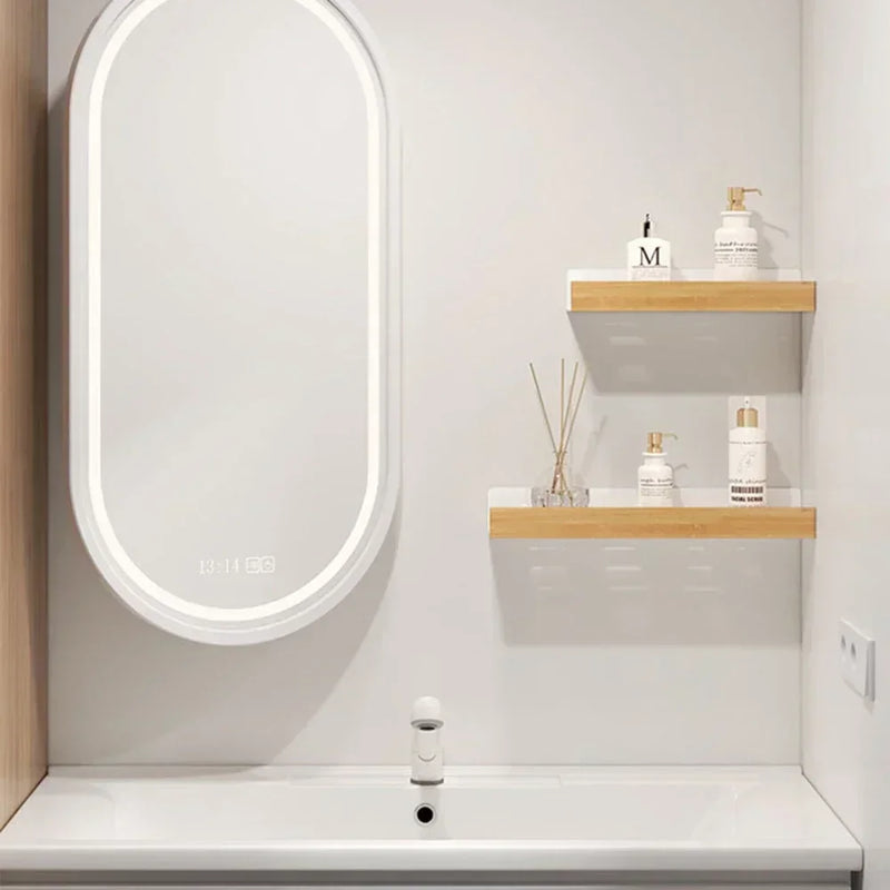 étagère en bois support d'angle sans perçage pour rangement