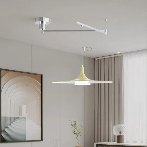 lustre minimaliste avec bras oscillant pour intérieur