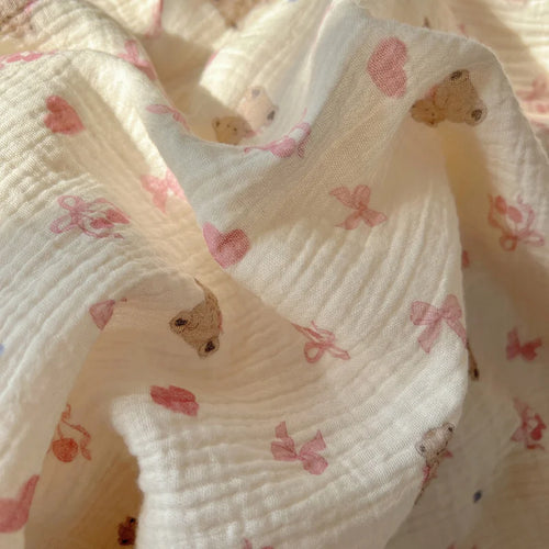 Plaid coton crepe leger motifs enfant style moderne - vue 7 sur 6