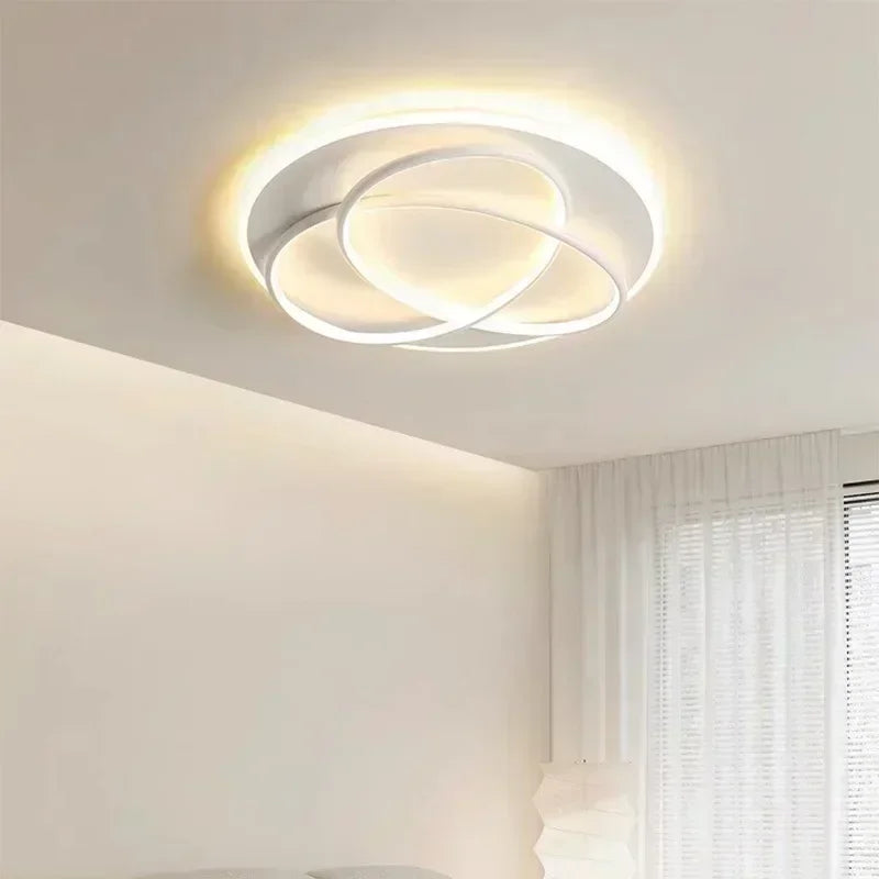 lustre moderne à leds pour décoration intérieure lumineuse - vue 4 sur 12