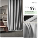 Rideau occultant plissé style classique isolation thermique salon